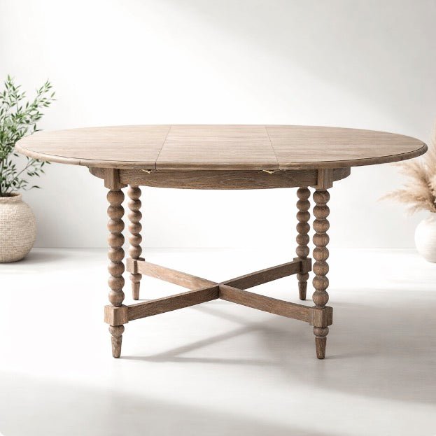 Artisan Round Extending Dining Table1 - Duck Barn Interiors