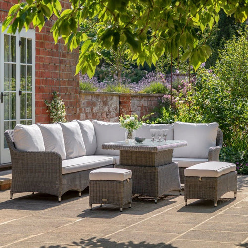 Ascot Corner Dining Set with Rising Table