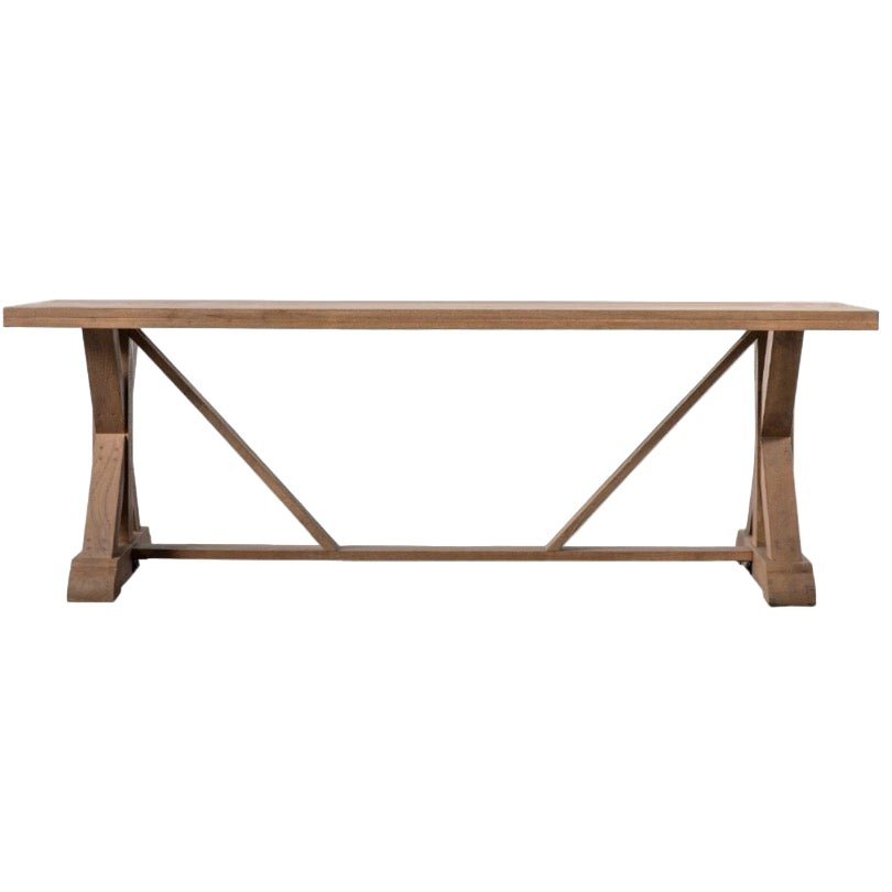 Ashbourne Mango Wood Rectangle Dining Table - Large3 - Duck Barn Interiors
