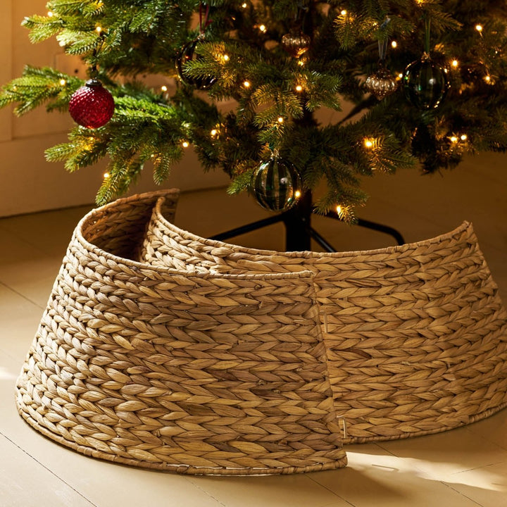 Aston Seagrass Christmas Tree Skirt - Natural3 - Duck Barn Interiors