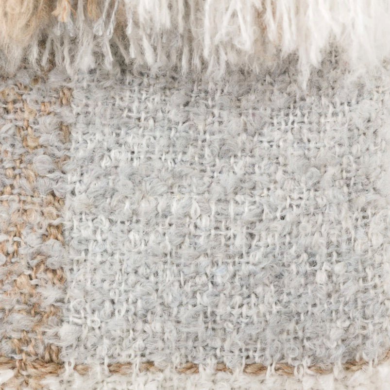 Autumn Check Boucle Throw - Natural5 - Duck Barn Interiors