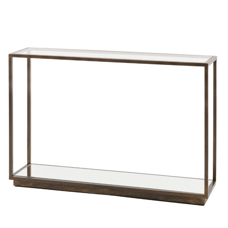 Avento Glass Console Table4 - Duck Barn Interiors
