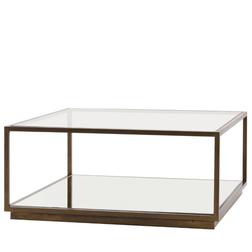 Avento Square Glass Coffee Table4 - Duck Barn Interiors
