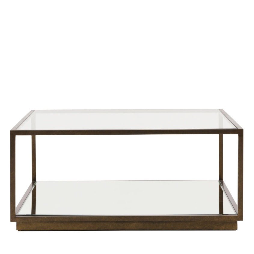 Avento Square Glass Coffee Table5 - Duck Barn Interiors