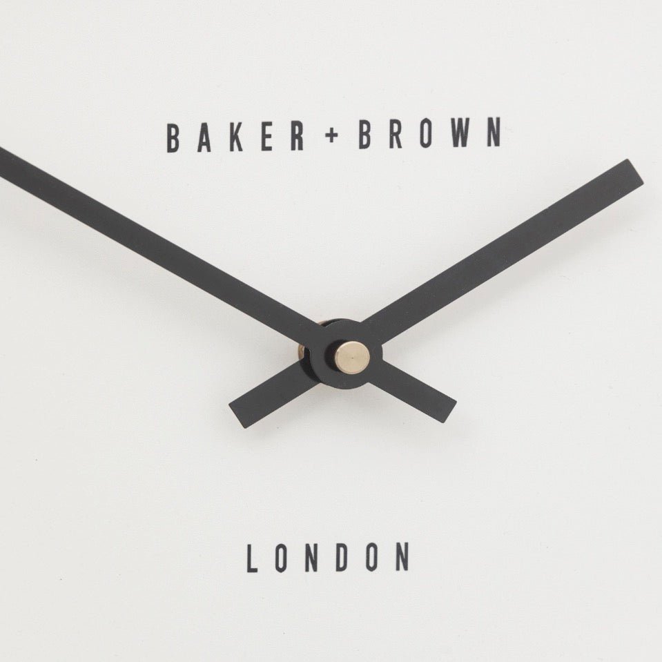 Baker & Brown Norton Wall Clock - Champagne (30cm)6 - Duck Barn Interiors