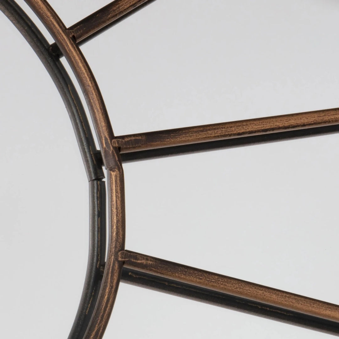 Battersea Round Window Mirror - Bronze - 101cm4 - Duck Barn Interiors