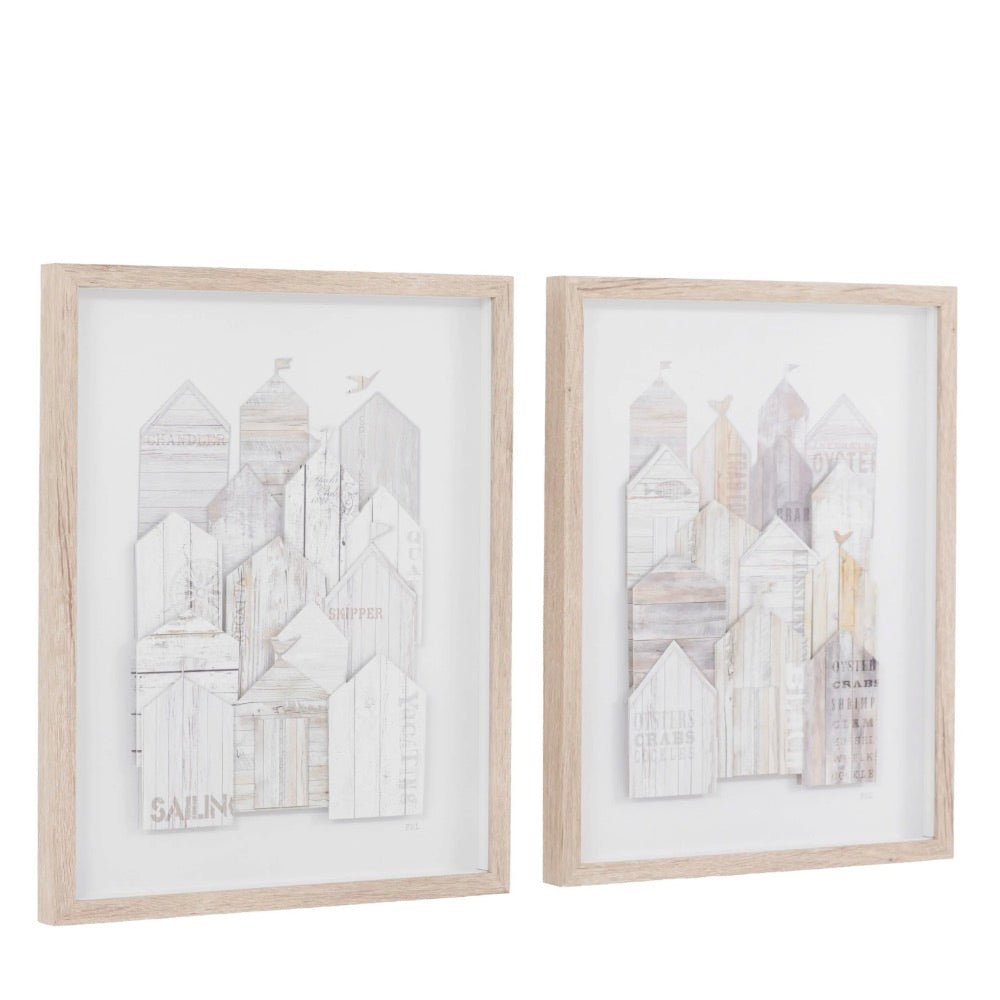 Beach Retreat Framed Art - Set of 21 - Duck Barn Interiors