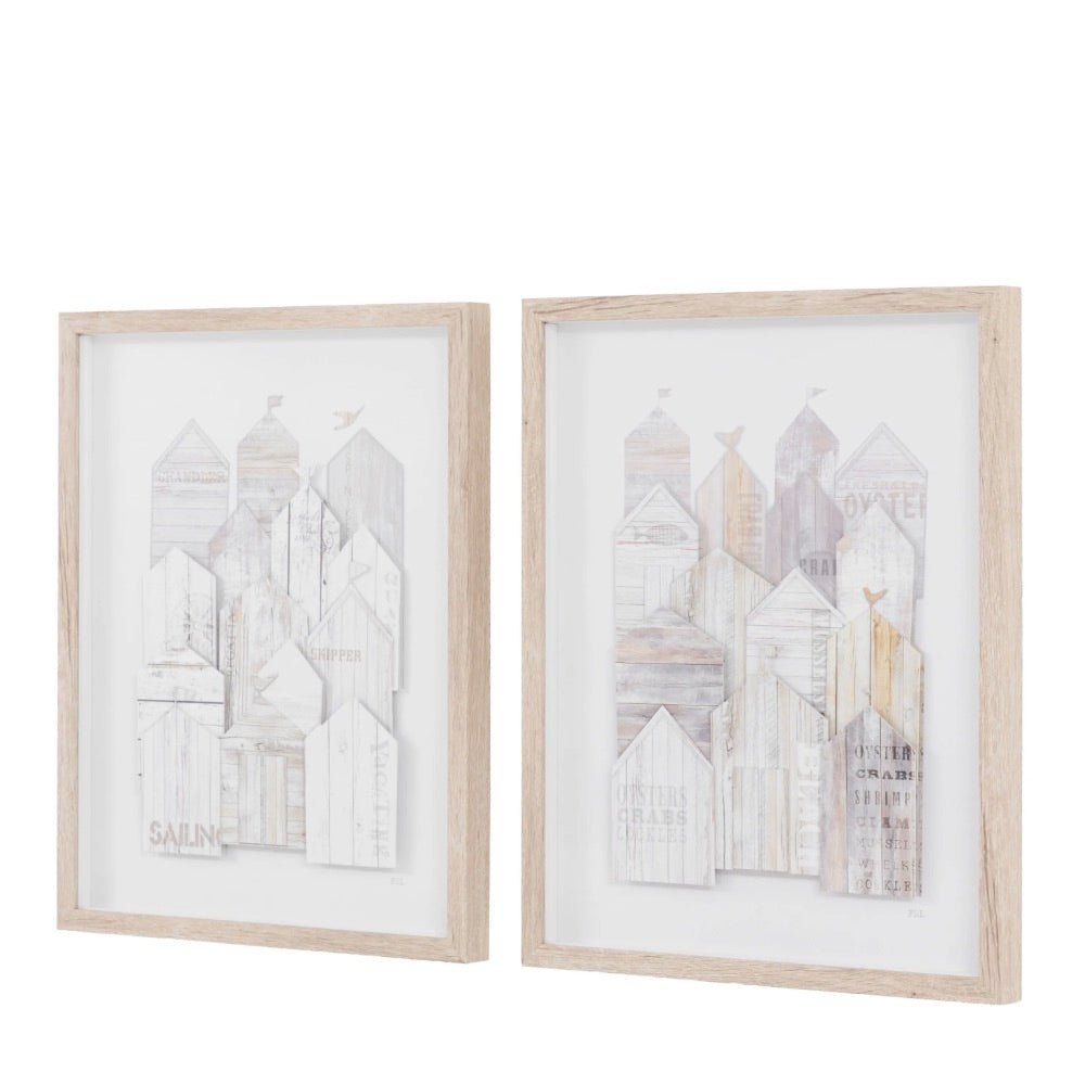 Beach Retreat Framed Art - Set of 23 - Duck Barn Interiors