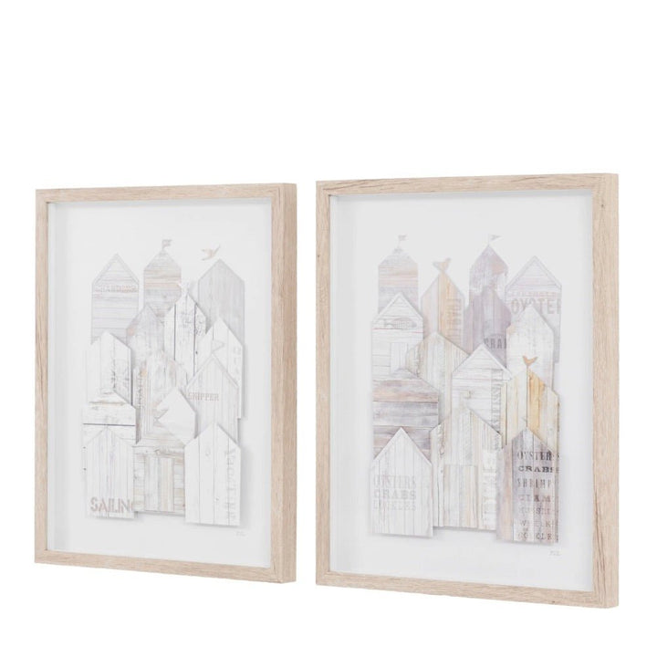 Beach Retreat Framed Art - Set of 23 - Duck Barn Interiors