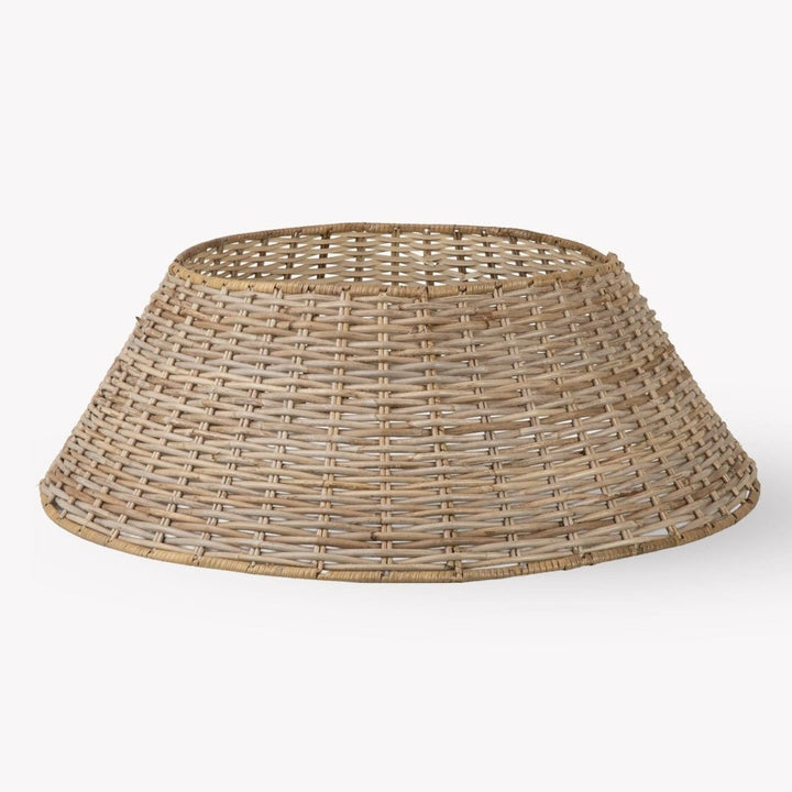 Bembridge Rattan Christmas Tree Skirt - Natural, Large3 - Duck Barn Interiors