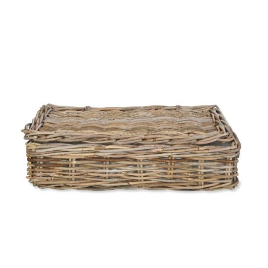 Bembridge Rattan Lined Lidded Basket - Medium4 - Duck Barn Interiors