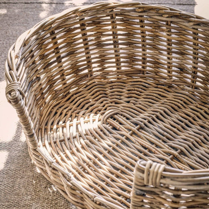 Bembridge Rattan Pet Beds - Two Sizes5 - Duck Barn Interiors