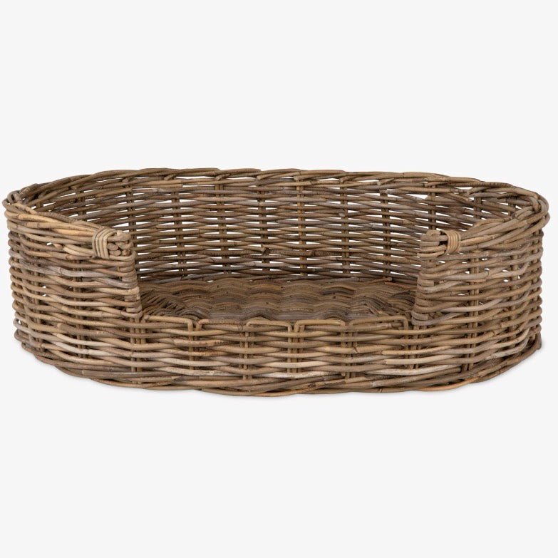 Bembridge Rattan Pet Beds - Two Sizes4 - Duck Barn Interiors