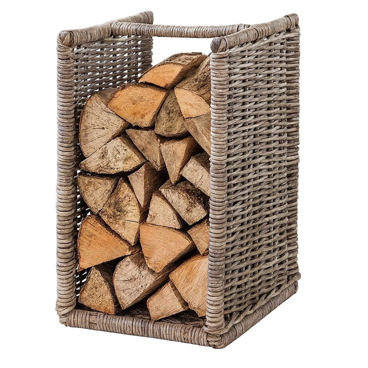 Bembridge Tall Log Basket1 - Duck Barn Interiors