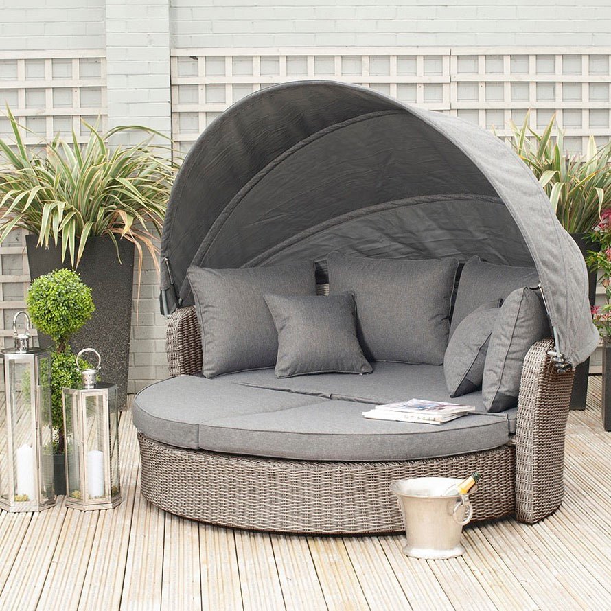 Bermuda Day Bed - Slate Grey4 - Duck Barn Interiors