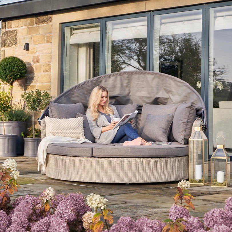 Bermuda Day Bed - Stone Grey3 - Duck Barn Interiors