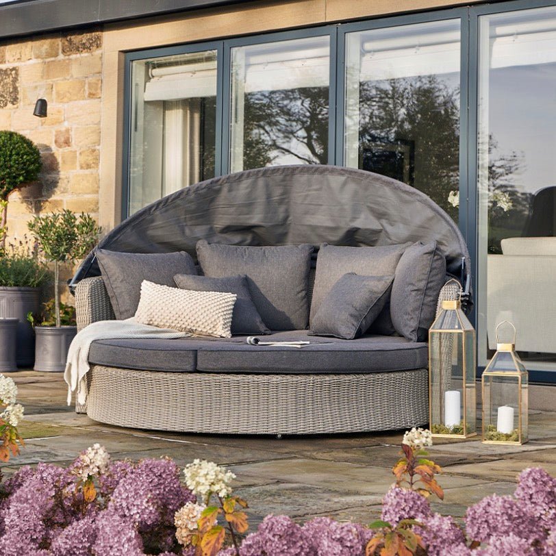 Bermuda Day Bed - Stone Grey1 - Duck Barn Interiors