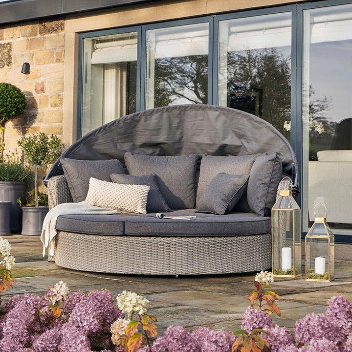 Bermuda Day Bed - Stone Grey1 - Duck Barn Interiors