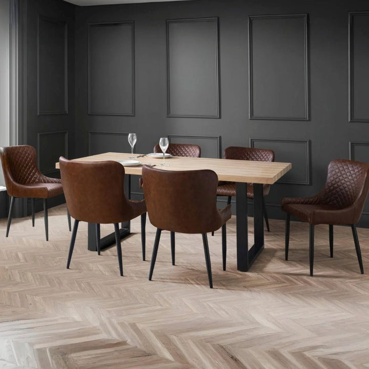 Berwick Oak Rectangular Dining Table - Seats 4 -62 - Duck Barn Interiors