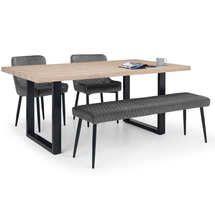 Berwick Oak Rectangular Dining Table - Seats 4 -68 - Duck Barn Interiors