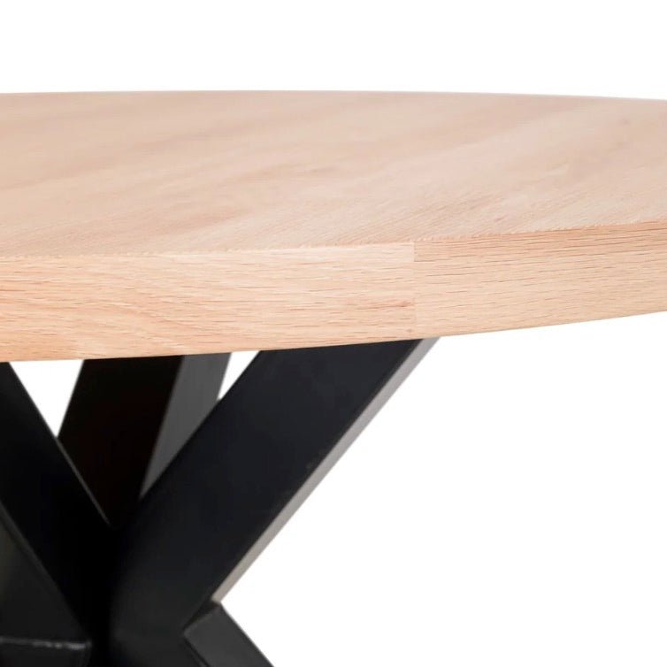 Berwick Oak Round Dining Table - Seats 47 - Duck Barn Interiors