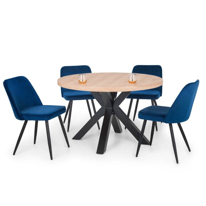 Berwick Oak Round Dining Table - Seats 49 - Duck Barn Interiors