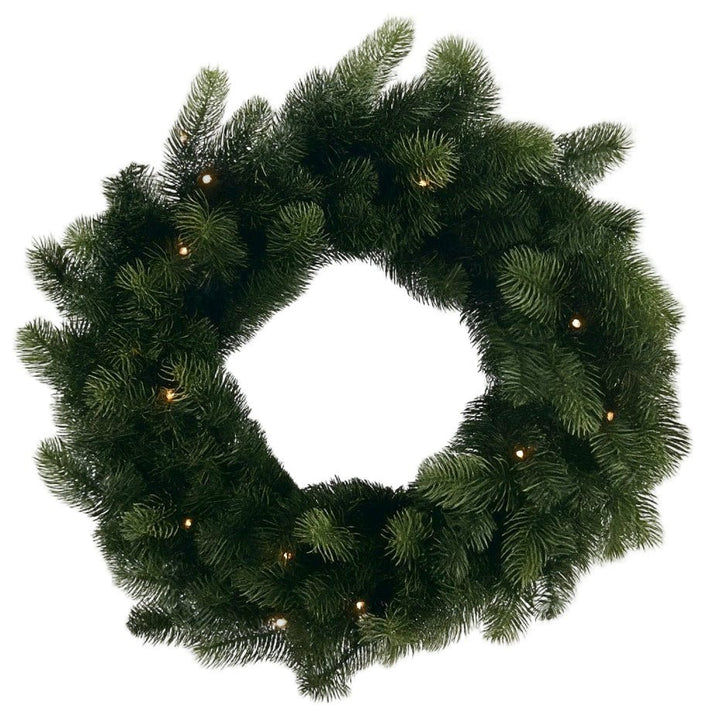 Biggie Best Pre - Lit Christmas Wreath - 50cm4 - Duck Barn Interiors