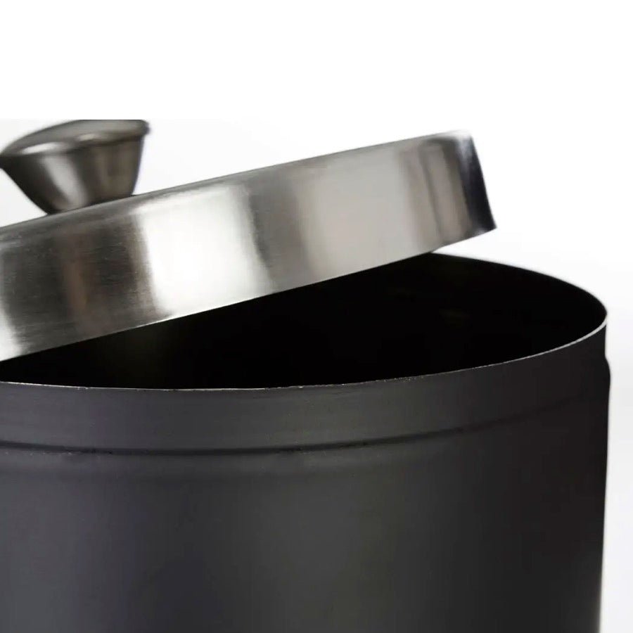 Black Enamel Bread Bin2 - Duck Barn Interiors