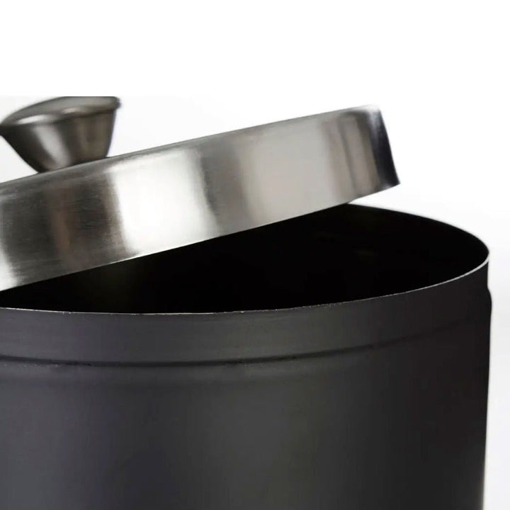 Black Enamel Bread Bin2 - Duck Barn Interiors