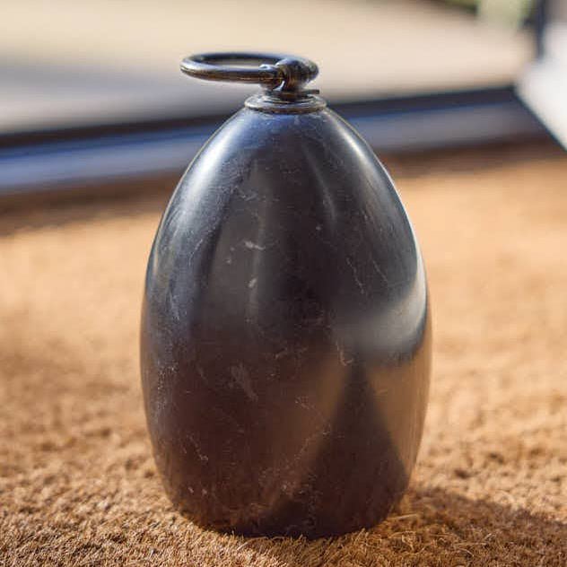 Black Marble Door Stop1 - Duck Barn Interiors