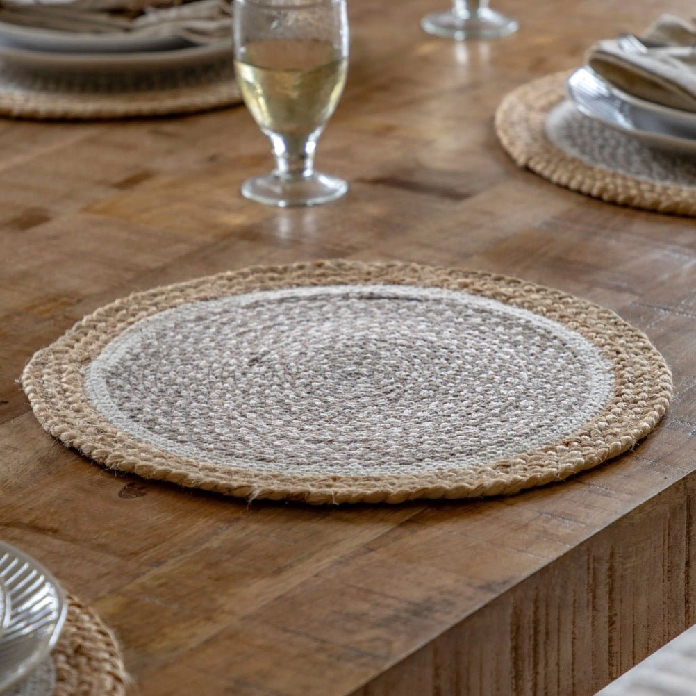 Boho Weave Round Placemats (Set of 4)1 - Duck Barn Interiors