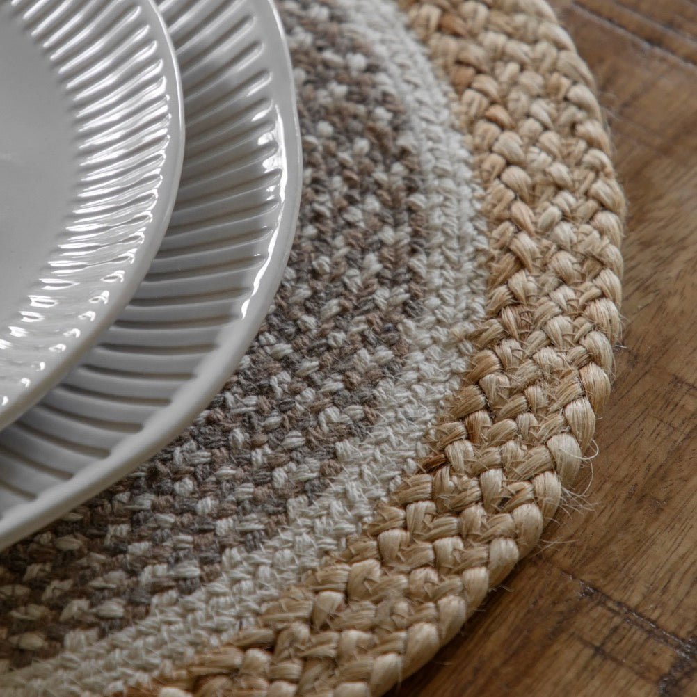 Boho Weave Round Placemats (Set of 4)2 - Duck Barn Interiors