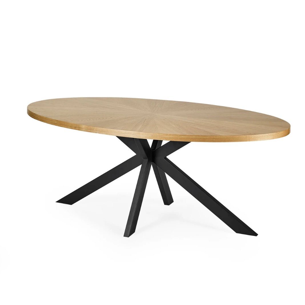 Bondi Oak Oval Dining Table - Seats 4-66 - Duck Barn Interiors