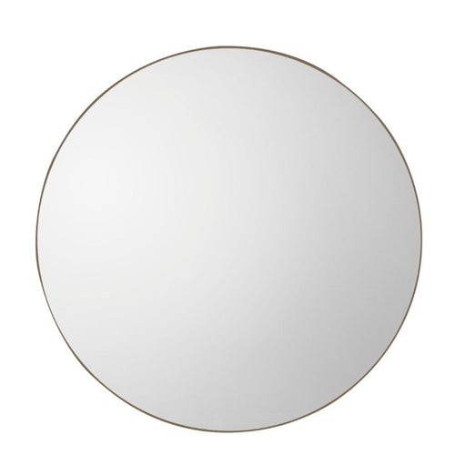 Bowie Round Wall Mirror - 80cm - Champagne