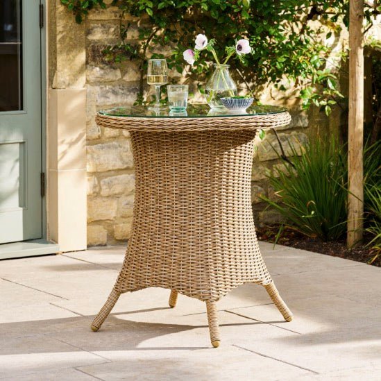 Brayford PE Rattan Bistro Set - Natural2 - Duck Barn Interiors