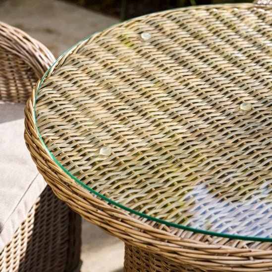 Brayford PE Rattan Bistro Set - Natural6 - Duck Barn Interiors
