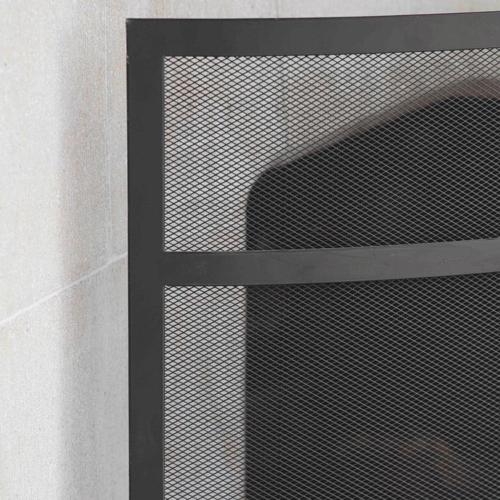 Bretforton Firescreen in Black - Large3 - Duck Barn Interiors