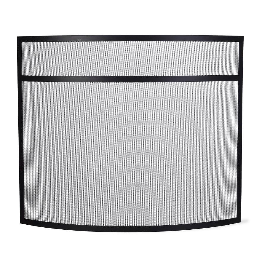 Bretforton Firescreen in Black - Large1 - Duck Barn Interiors