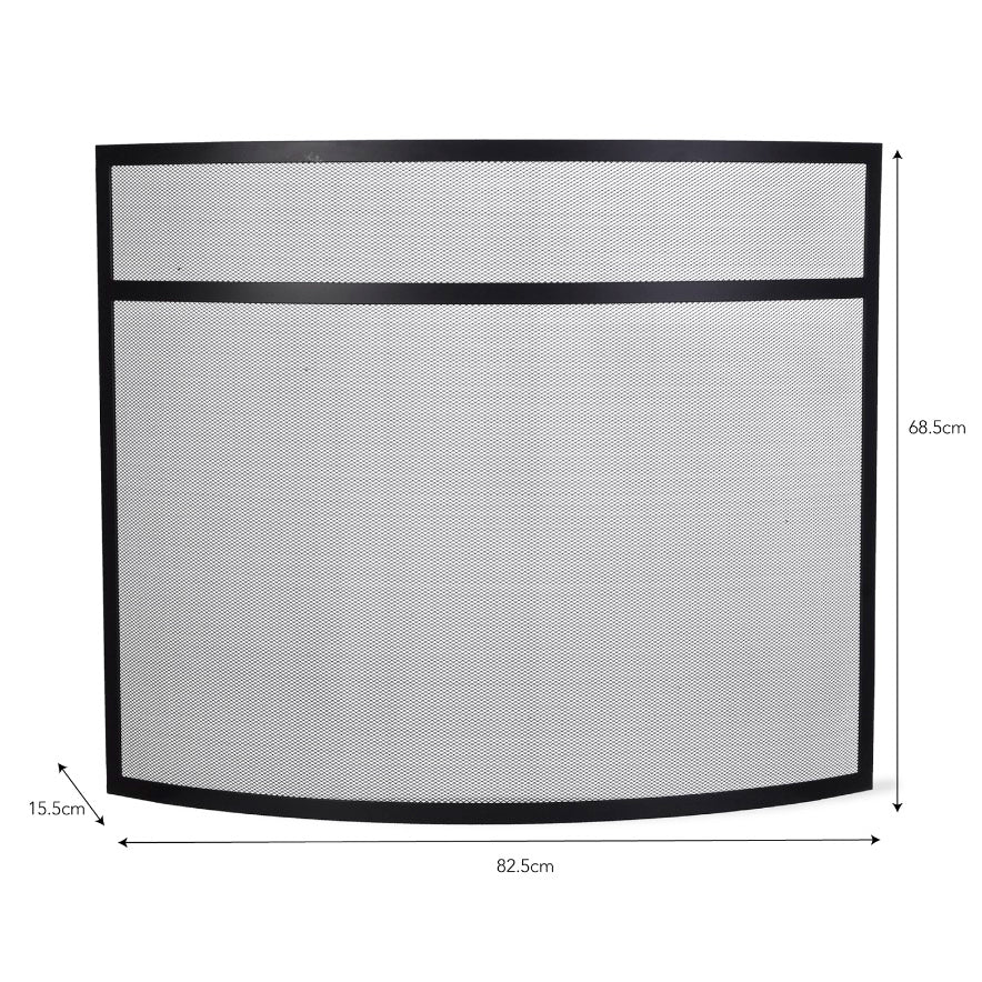 Bretforton Firescreen in Black - Large6 - Duck Barn Interiors