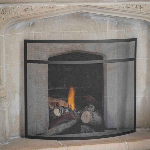 Bretforton Firescreen in Black - Large