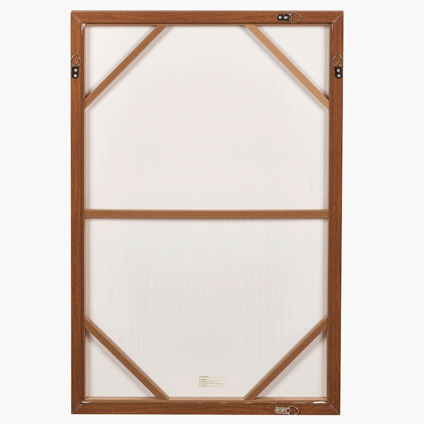 Brown Abstract Design Linen Canvas5 - Duck Barn Interiors
