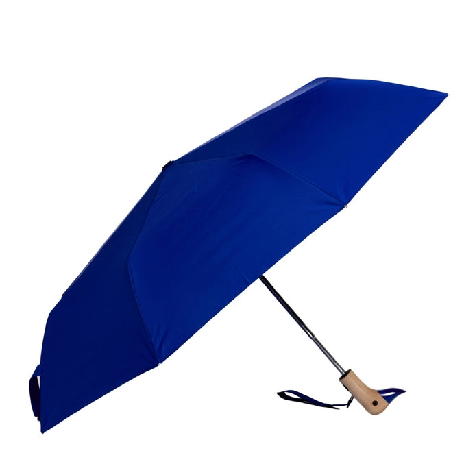 Cobalt Blue Compact Eco-Friendly Duck Umbrella
