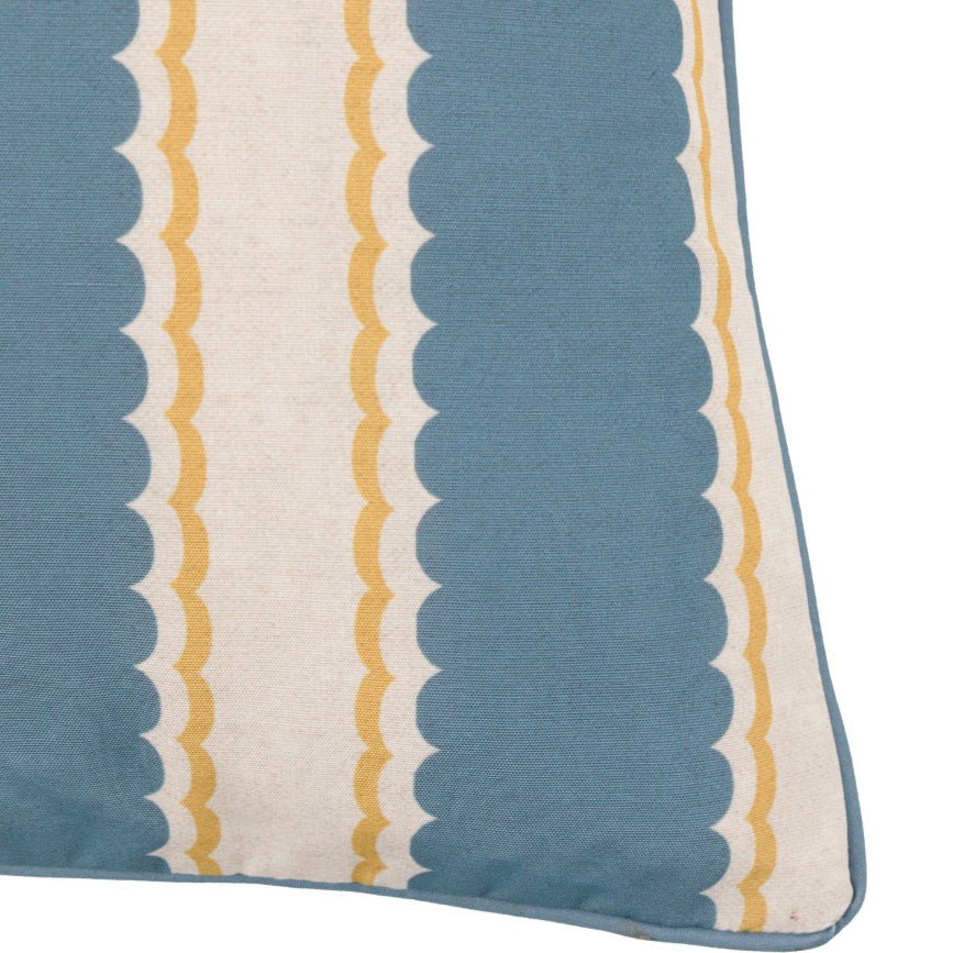 Calivana Cushion - Blue/Ochre6 - Duck Barn Interiors