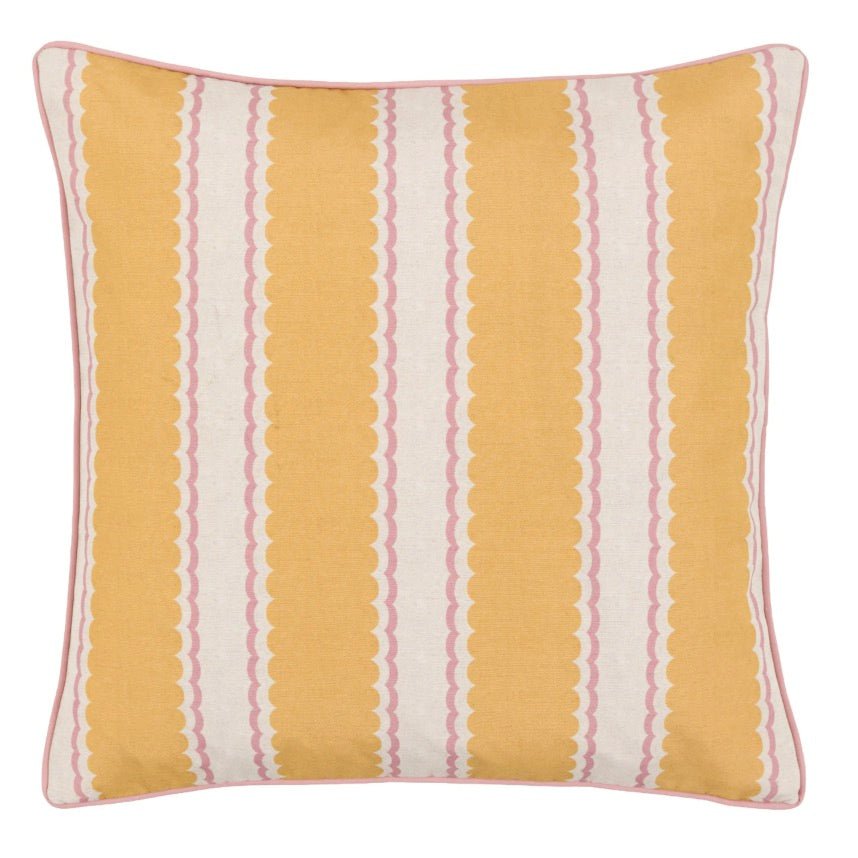 Calivana Outdoor Cushion - Ochre/Pink3 - Duck Barn Interiors