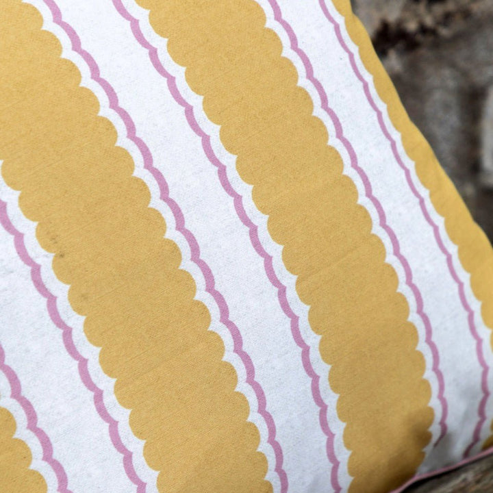 Calivana Outdoor Cushion - Ochre/Pink6 - Duck Barn Interiors