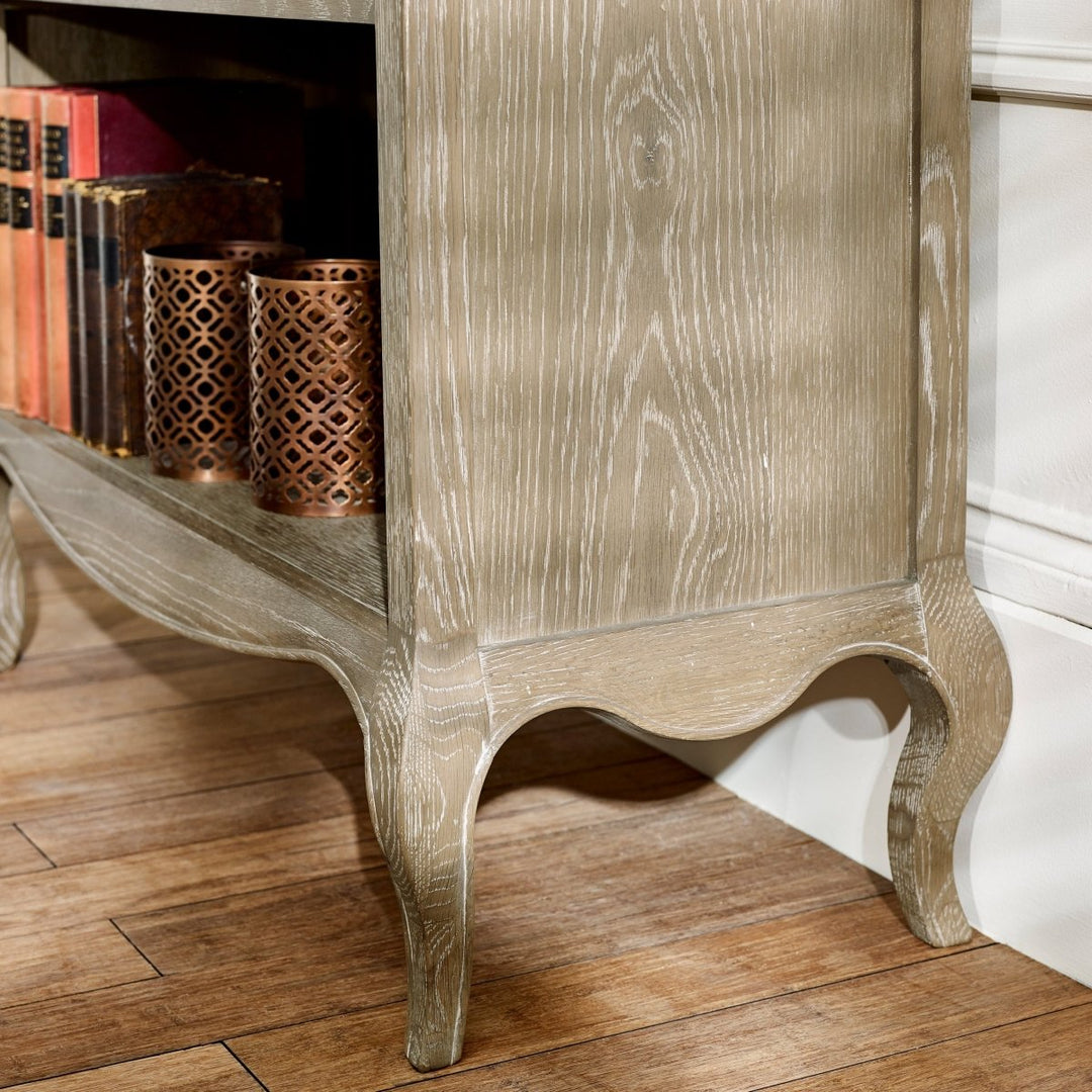 Camille 2 Drawer Bookcase - Limed Oak5 - Duck Barn Interiors