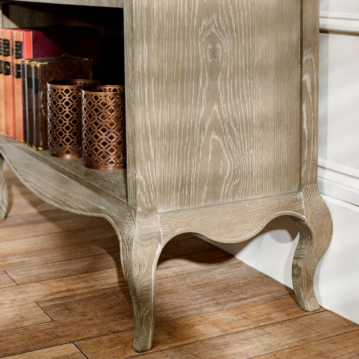 Camille 2 Drawer Bookcase - Limed Oak5 - Duck Barn Interiors