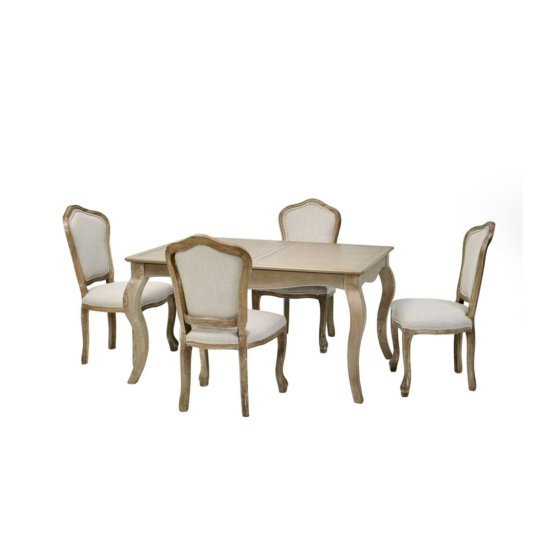 Camille Rectangular Extending Dining Table - Limed Oak14 - Duck Barn Interiors