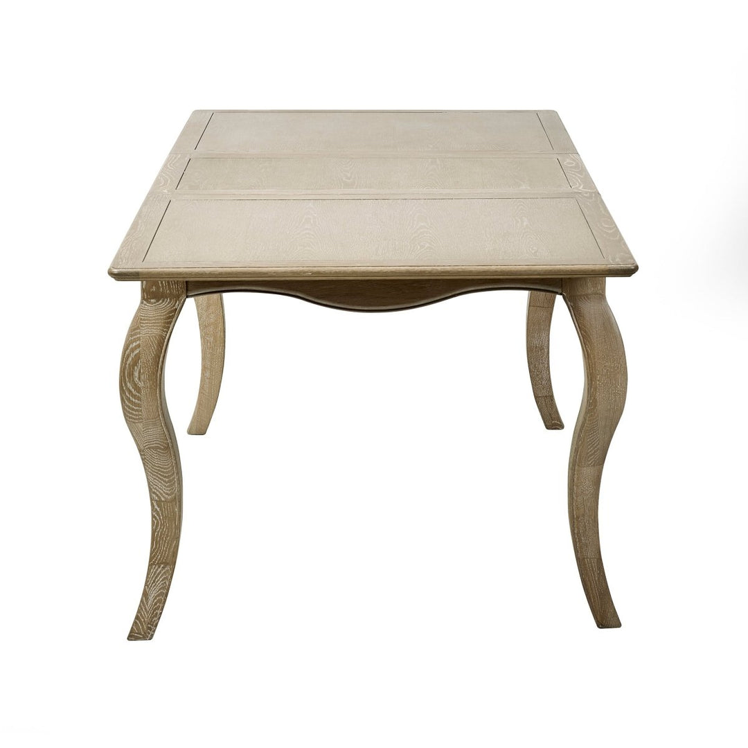 Camille Rectangular Extending Dining Table - Limed Oak9 - Duck Barn Interiors