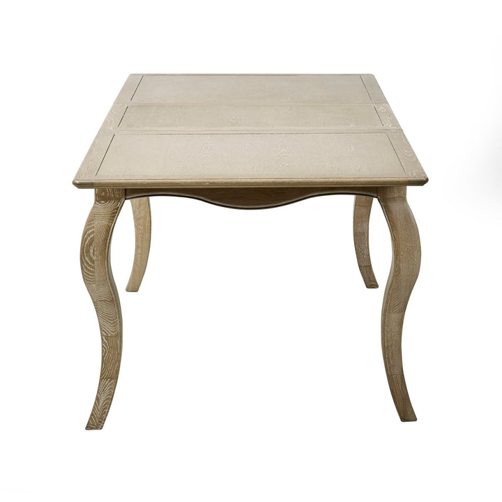 Camille Rectangular Extending Dining Table - Limed Oak9 - Duck Barn Interiors